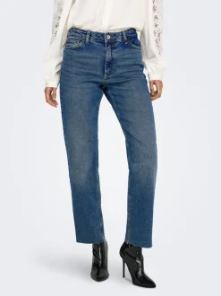 JDYLULLU High waist Straight fit Enkel lengte Jeans
