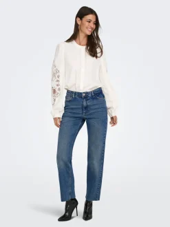 JDYLULLU High waist Straight fit Enkel lengte Jeans
