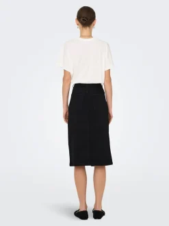 JDYMOON Denim Denim rok Midi-rok