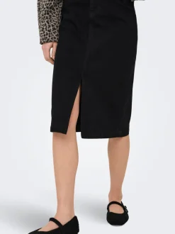 JDYMOON Denim Denim rok Midi-rok