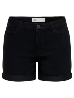 JDYMOON Mid waist Regular fit Denim shorts