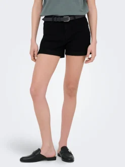 JDYMOON Mid waist Regular fit Denim shorts