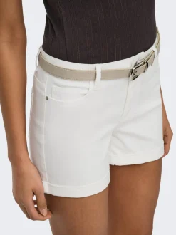 JDYMOON Mid waist Regular fit Denim shorts