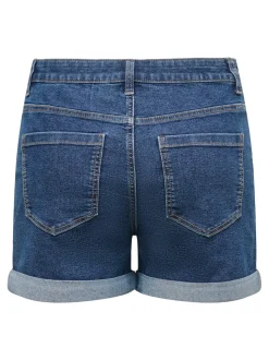 JDYMOON Mid waist Regular fit Denim shorts