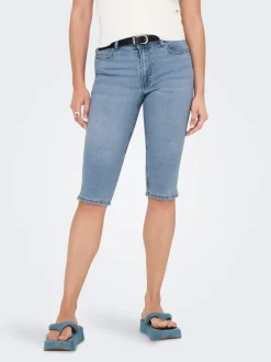 JDYMOON Mid waist Skinny fit capri Jeans