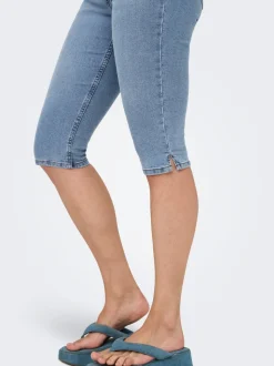 JDYMOON Mid waist Skinny fit capri Jeans