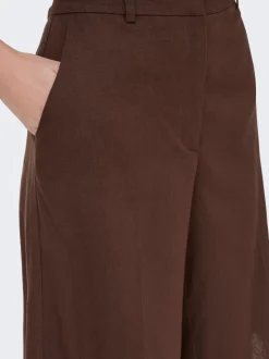JDYNAOMI Mid waist Loose fit Linnen Bermuda shorts