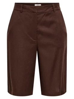 JDYNAOMI Mid waist Loose fit Linnen Bermuda shorts