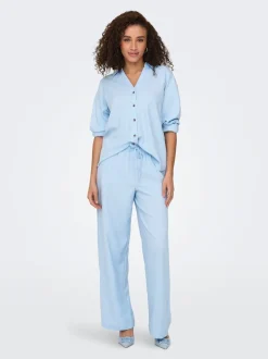 JDYNINA Wide leg fit Broek met wijde pijpen