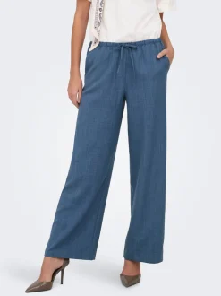 JDYNINA Wide leg fit Broek met wijde pijpen