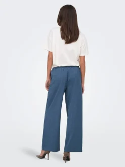 JDYNINA Wide leg fit Broek met wijde pijpen