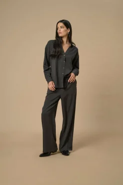JDYNINA Wide leg fit Broek met wijde pijpen