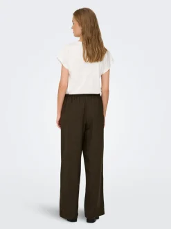 JDYNINA Wide leg fit Broek met wijde pijpen