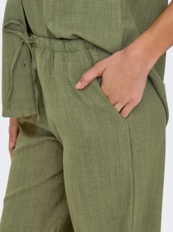 JDYNINA Wide leg fit Broek met wijde pijpen