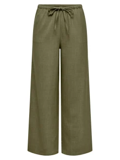 JDYNINA Wide leg fit Broek met wijde pijpen