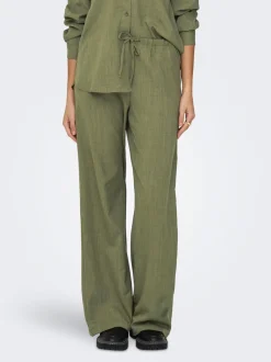 JDYNINA Wide leg fit Broek met wijde pijpen