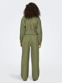 JDYNINA Wide leg fit Broek met wijde pijpen