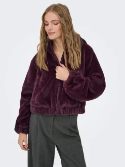 JDYOLA Jas van synthetisch bont