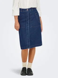 JDYOLIVIA Denim Denim rok Lange rok