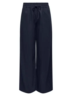 JDYSAY Loose fit Linnen Broek met wijde pijpen