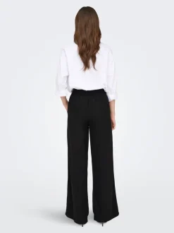 JDYSAY Loose fit Linnen Broek met wijde pijpen