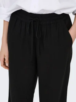 JDYSAY Loose fit Linnen Broek met wijde pijpen
