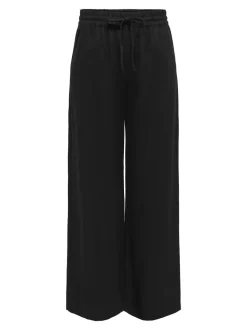 JDYSAY Loose fit Linnen Broek met wijde pijpen