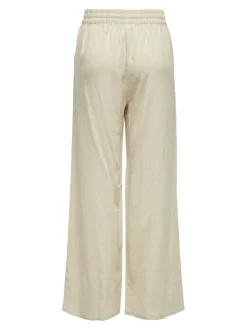 JDYSAY Loose fit Linnen Broek met wijde pijpen