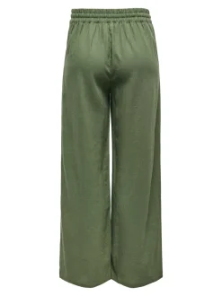 JDYSAY Loose fit Linnen Broek met wijde pijpen