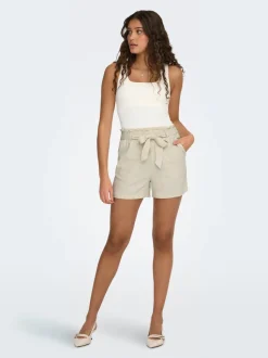 JDYSAY Mid waist Regular fit Linnen Shorts
