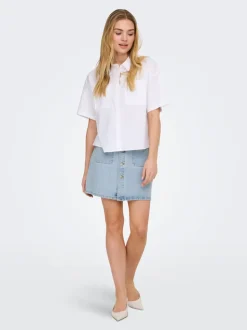 JDYSHIRAZ Denim rok Mini-rok