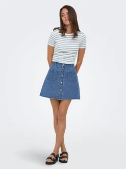 JDYSHIRAZ Denim rok Mini-rok