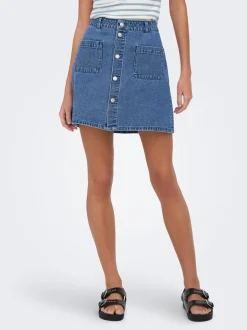 JDYSHIRAZ Denim rok Mini-rok