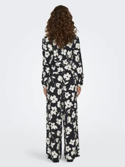 JDYSILAS Wide leg fit Broek met wijde pijpen