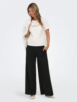 JDYTANJA Flared fit Broek met wijde pijpen