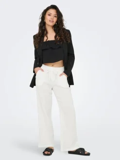 JDYTHEIS Wide leg fit Broek met wijde pijpen