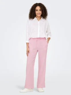 JDYTHEIS Wide leg fit Broek met wijde pijpen