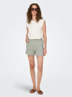 JDYTHEIS Mid waist Regular fit Paperbag shorts