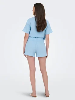JDYTHEIS Mid waist Regular fit Paperbag shorts