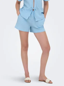 JDYTHEIS Mid waist Regular fit Paperbag shorts