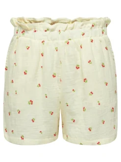 JDYTHEIS Mid waist Regular fit Paperbag shorts