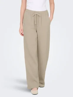 JDYTHEIS Wide leg fit Broek met wijde pijpen
