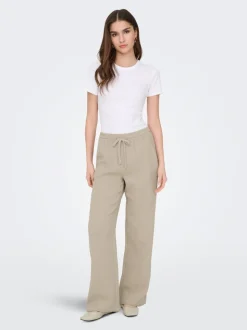JDYTHEIS Wide leg fit Broek met wijde pijpen
