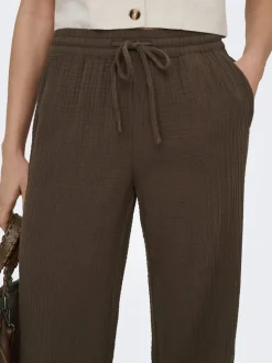 JDYTHEIS Wide leg fit Broek met wijde pijpen
