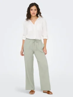JDYTHEIS Wide leg fit Broek met wijde pijpen
