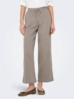 JDYTHEIS Wide leg fit Broek met wijde pijpen