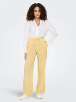 JDYTHEIS Wide leg fit Broek met wijde pijpen