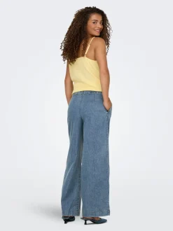 JDYTRIXIE Wide leg fit Broek met wijde pijpen