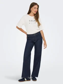 JDYVANESSA Mid waist Wide leg fit Jeans