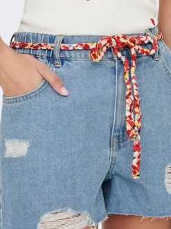JDYZIGGA High waist Loose fit Denim shorts
